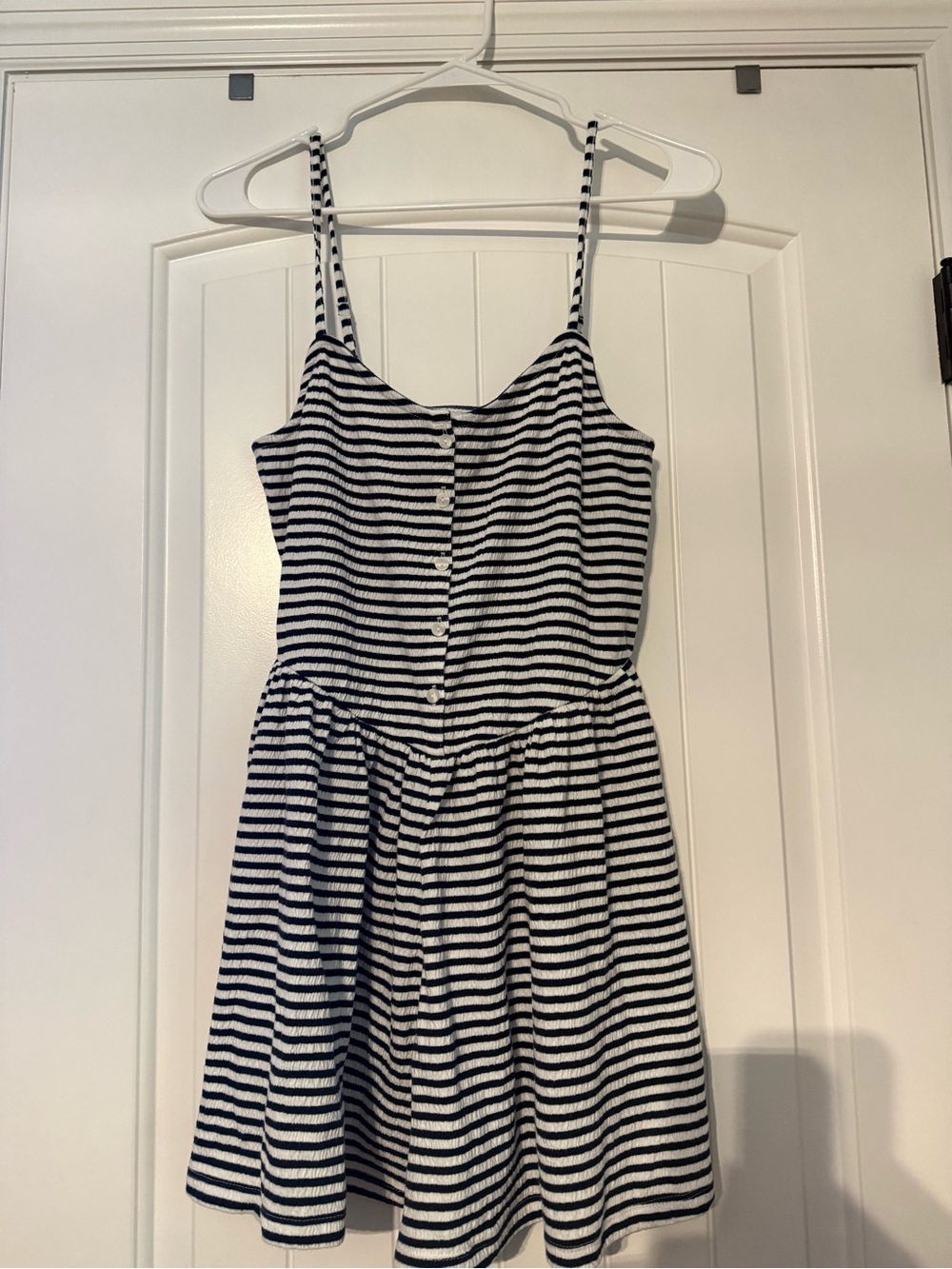 NWOT American Eagle Outfitters Navy & White Striped Sundress